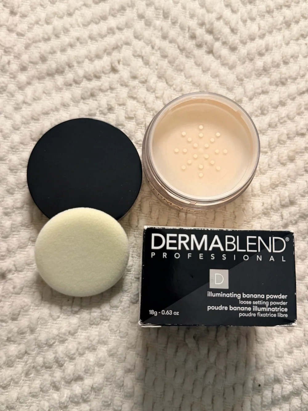🤍New Dermablend Illuminating Banana Setting Powder🤍